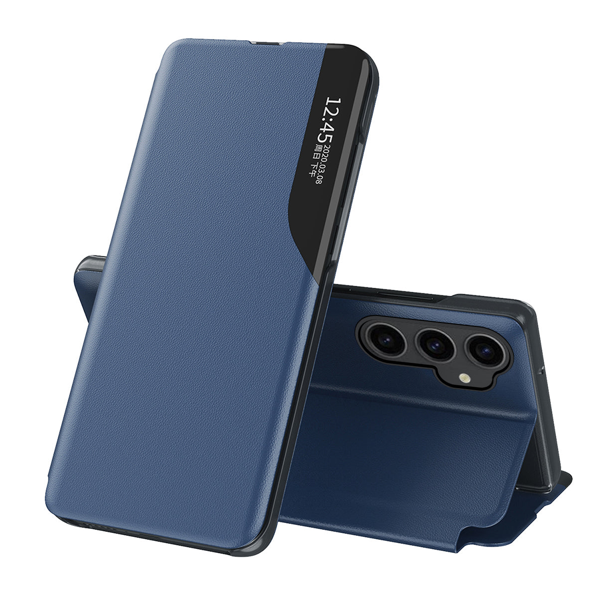 For Samsung Galaxy S23 FE View Window Phone Case PU Leather Drop Protection Stand Cover For Samsung Galaxy S23 FE View Window Phone Case PU Leather Drop Protection Stand Cover